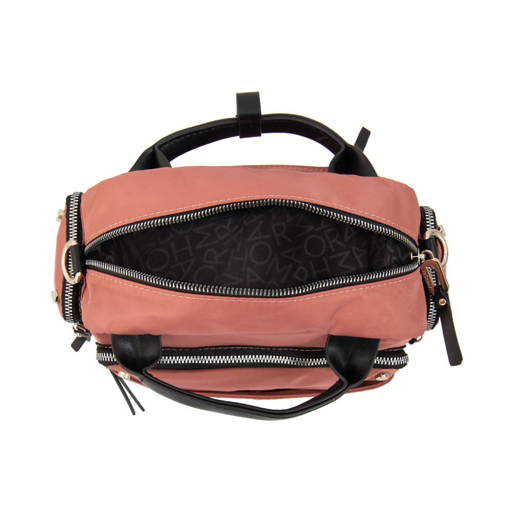 Cartera bandolera sabrina mediana rosa viejo