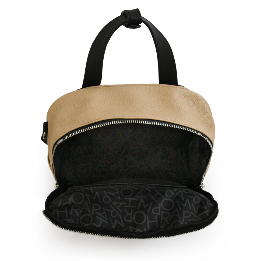 Mochila joselina mediana beige oscuro