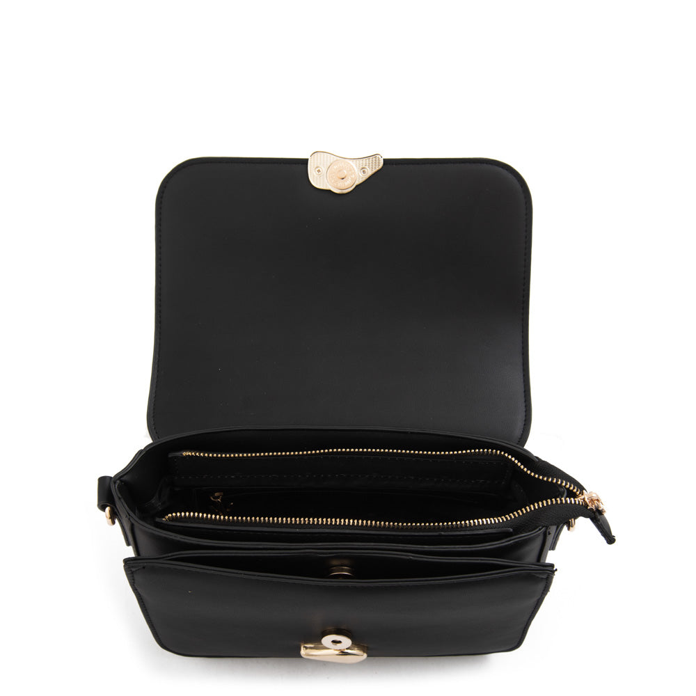 Cartera bandolera lizet mediana negro