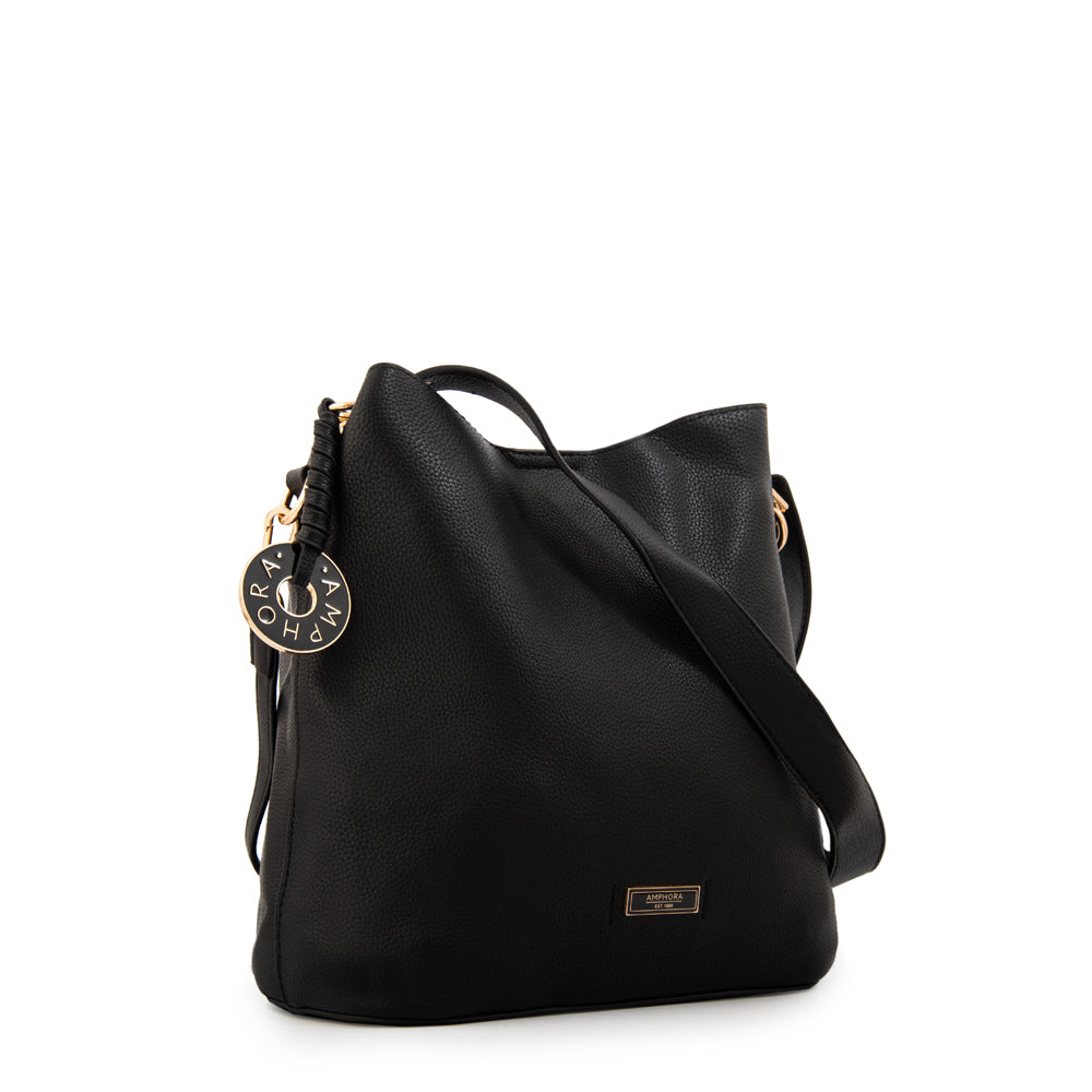 Cartera bandolera silvana mediana negro