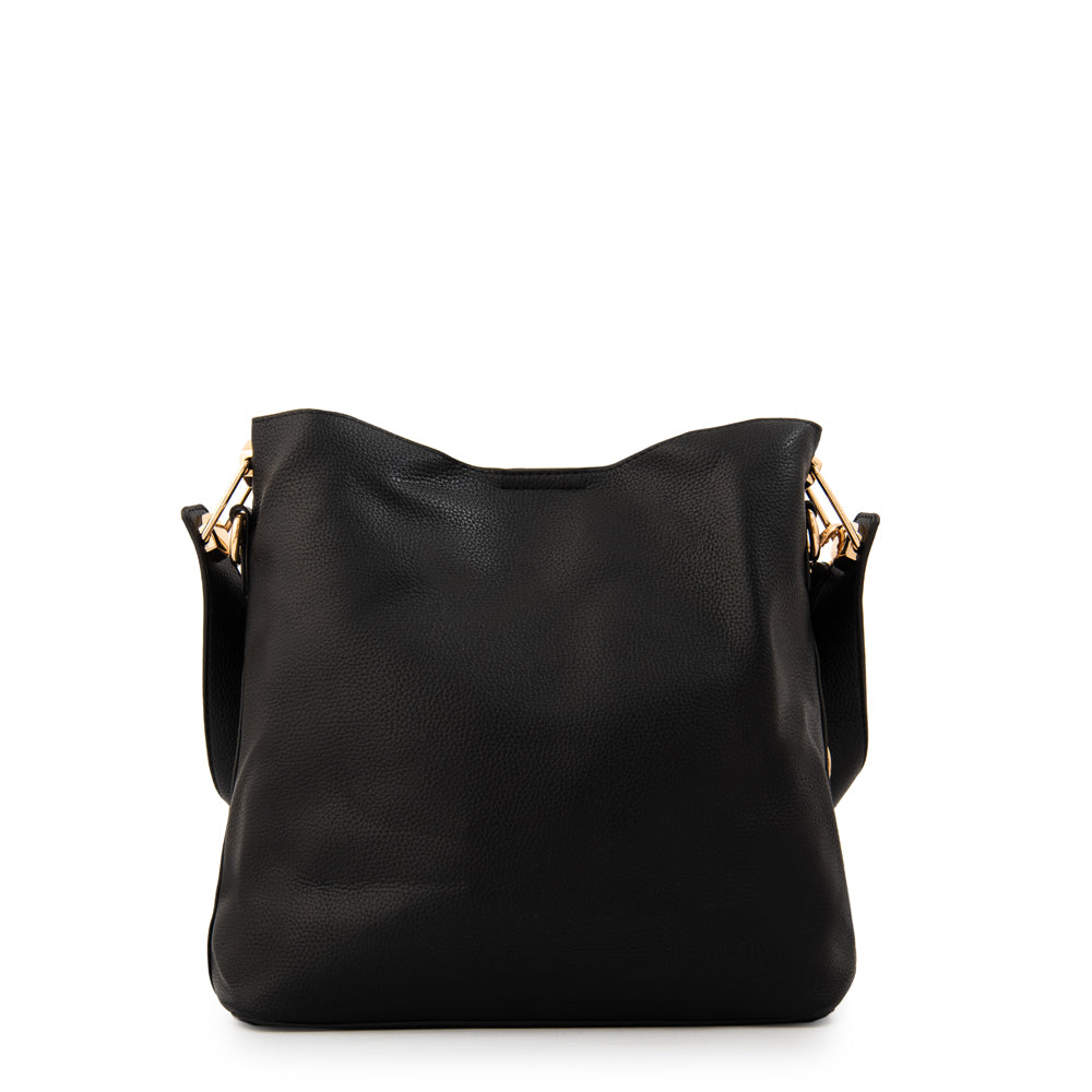 Cartera Bandolera mediana silvana negro