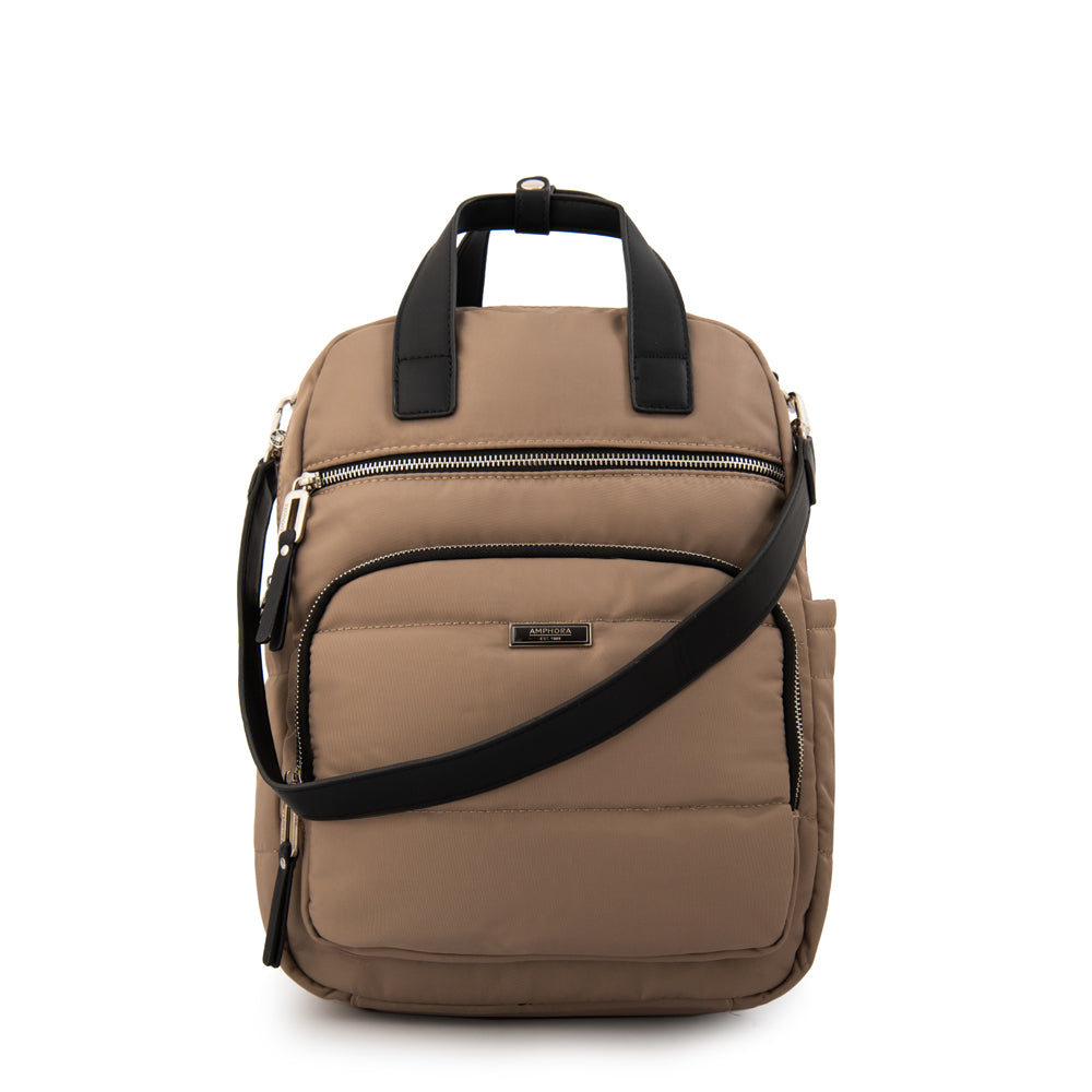 Mochila nauru mediana taupe