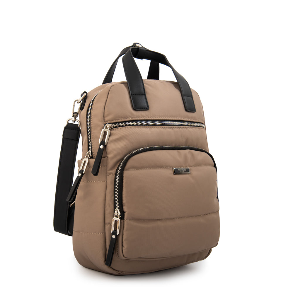 Mochila nauru mediana taupe