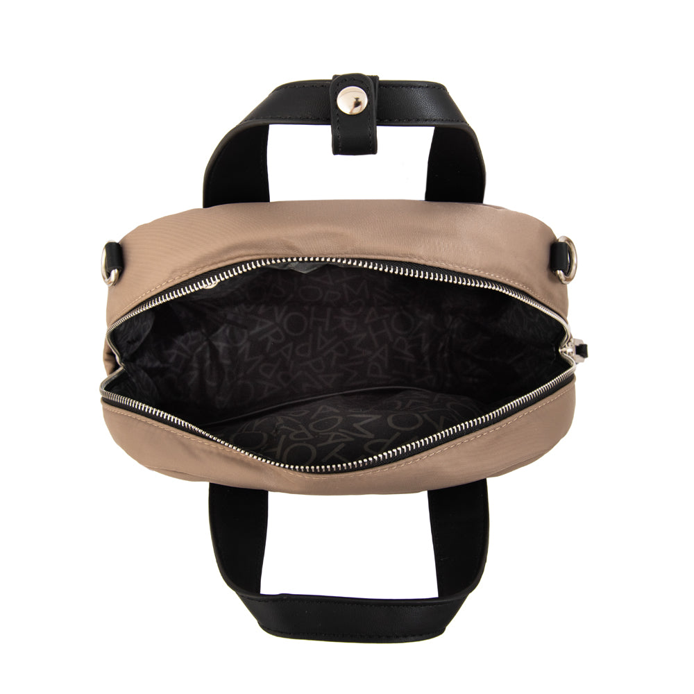 Mochila nauru mediana taupe