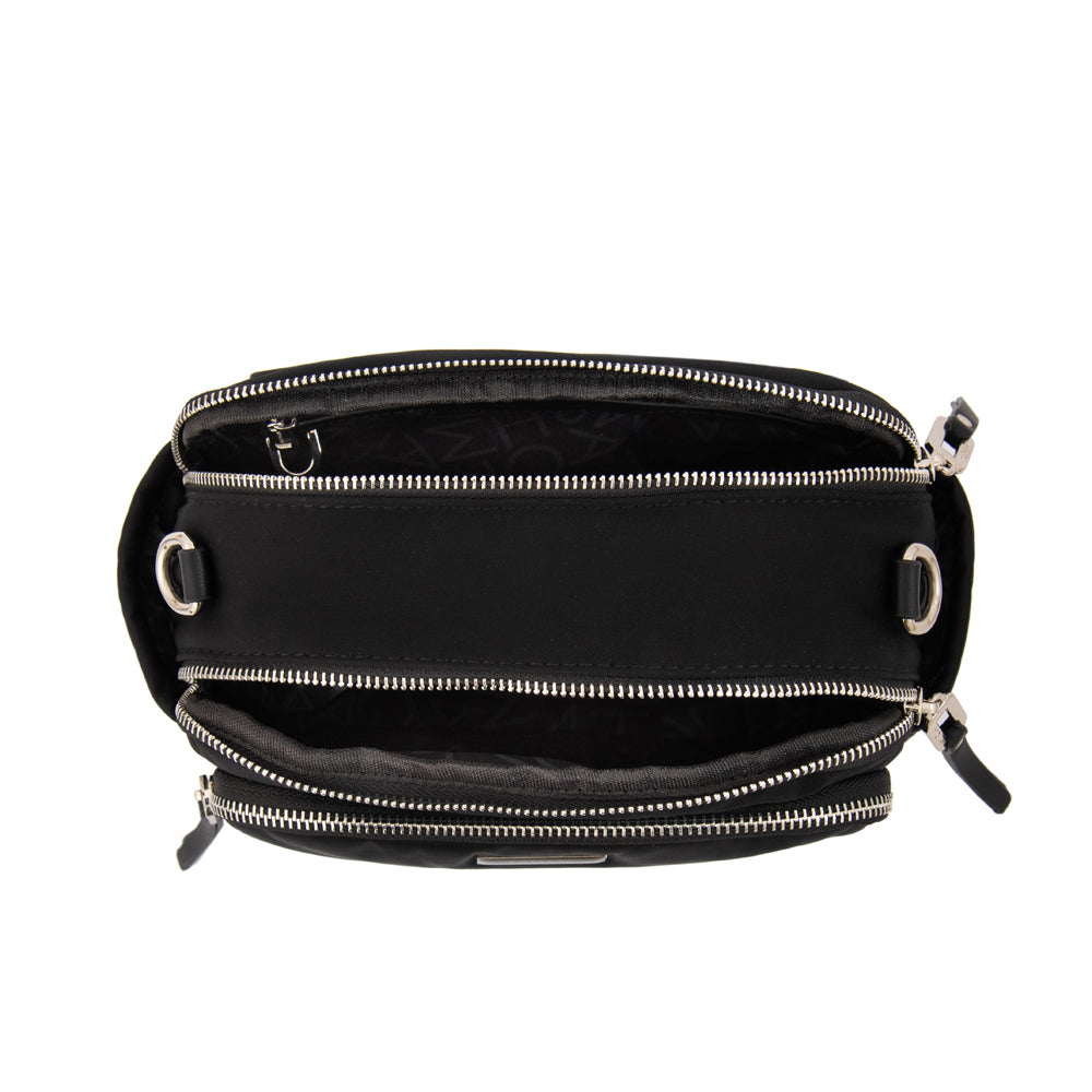 Cartera Bandolera mediana nauru negro