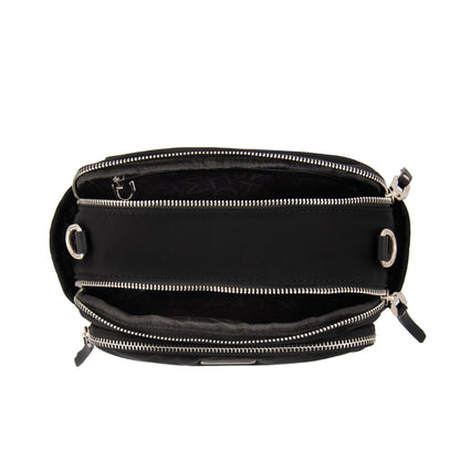 Cartera Bandolera mediana nauru negro