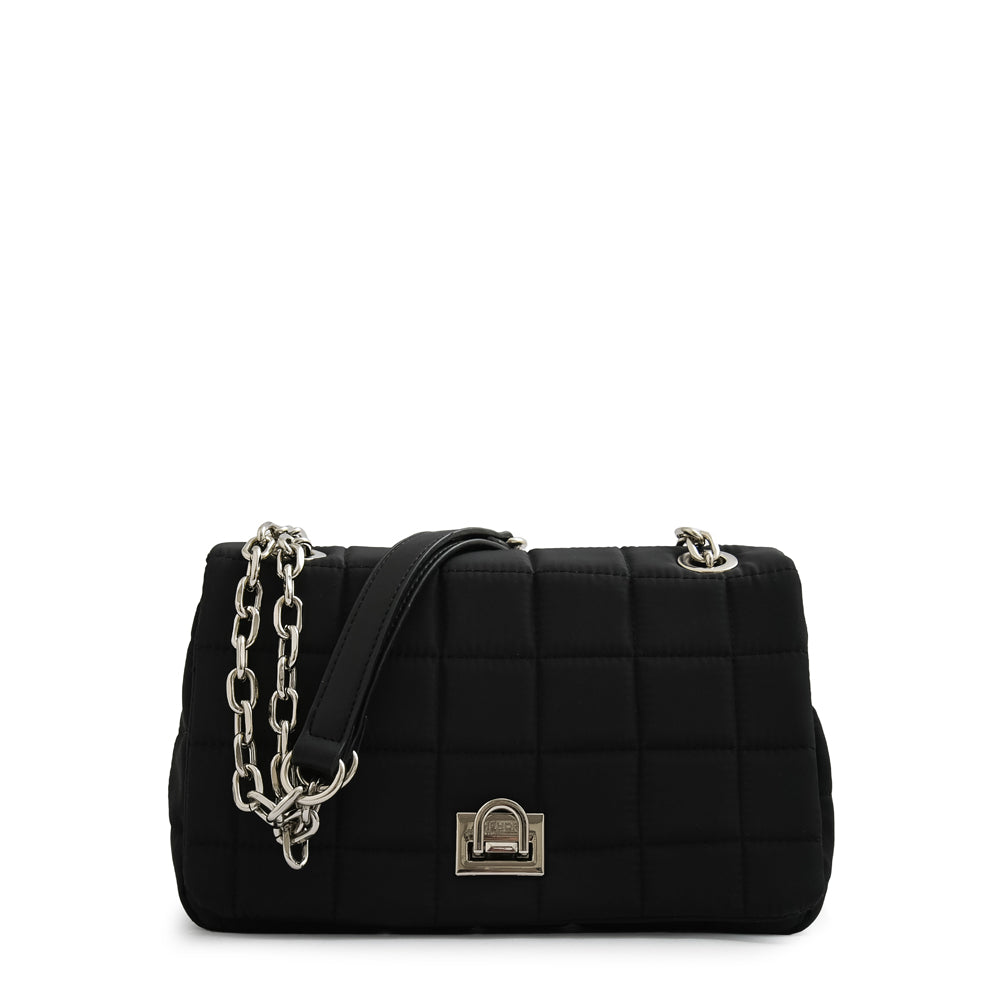 Cartera bandolera con tapa grecia mediana