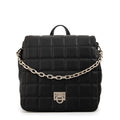 Mochila con tapa grecia pequeña negro