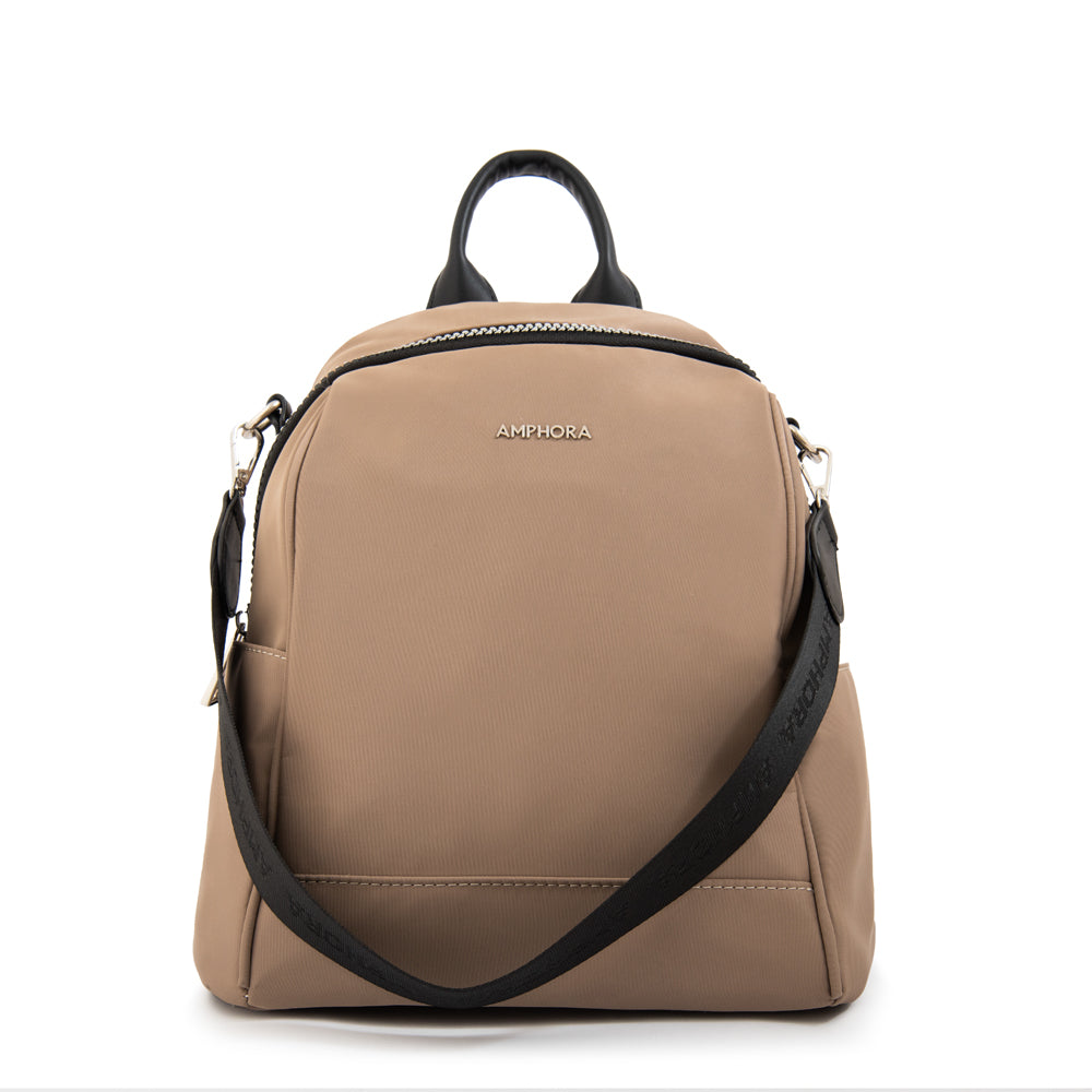 Mochila magna mediana beige oscuro