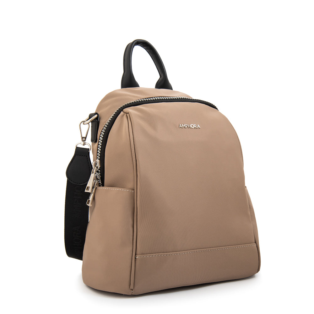 Mochila magna mediana beige oscuro