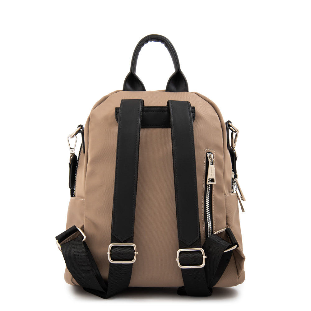 Mochila magna mediana beige oscuro