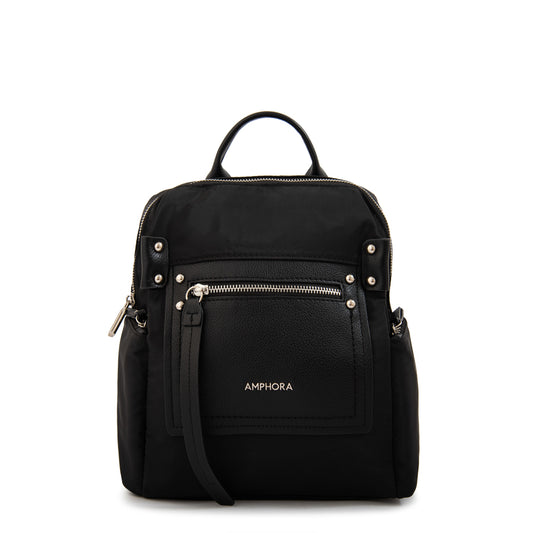 Mochila mediana amparos negro – Amphora Chile