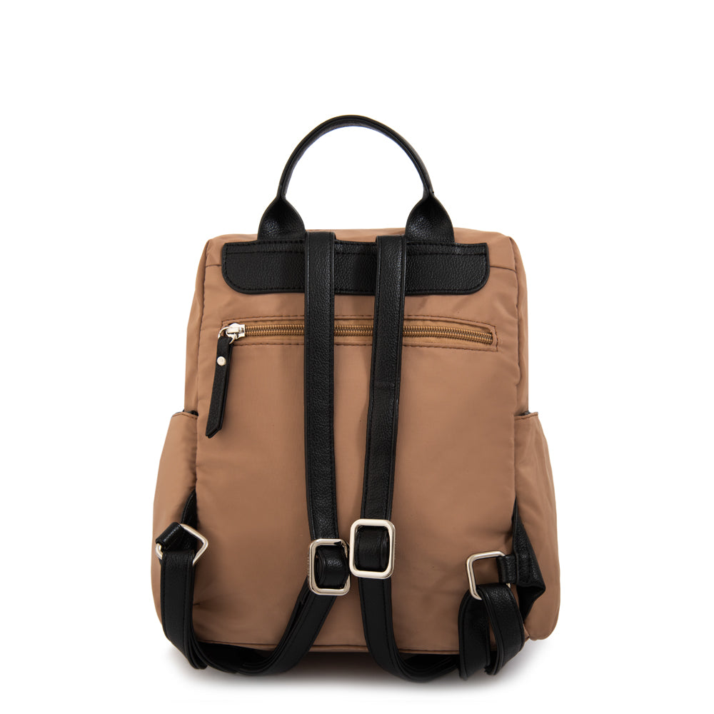 Mochila amparos mediana beige