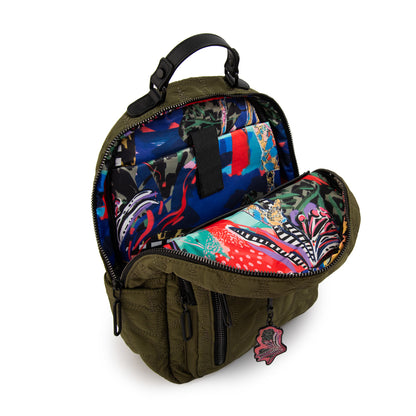 Mochila porta notebook trinidad grande verde oliva