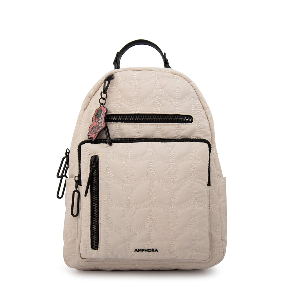 Mochila porta notebook trinidad grande blanco crudo