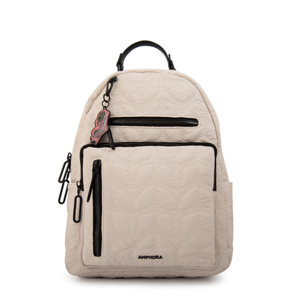 Mochila porta notebook trinidad grande blanco crudo