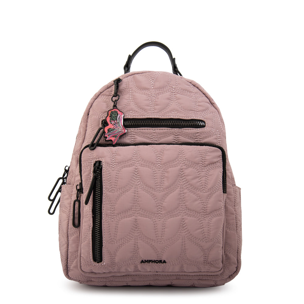 Mochila porta notebook trinidad grande rosa viejo