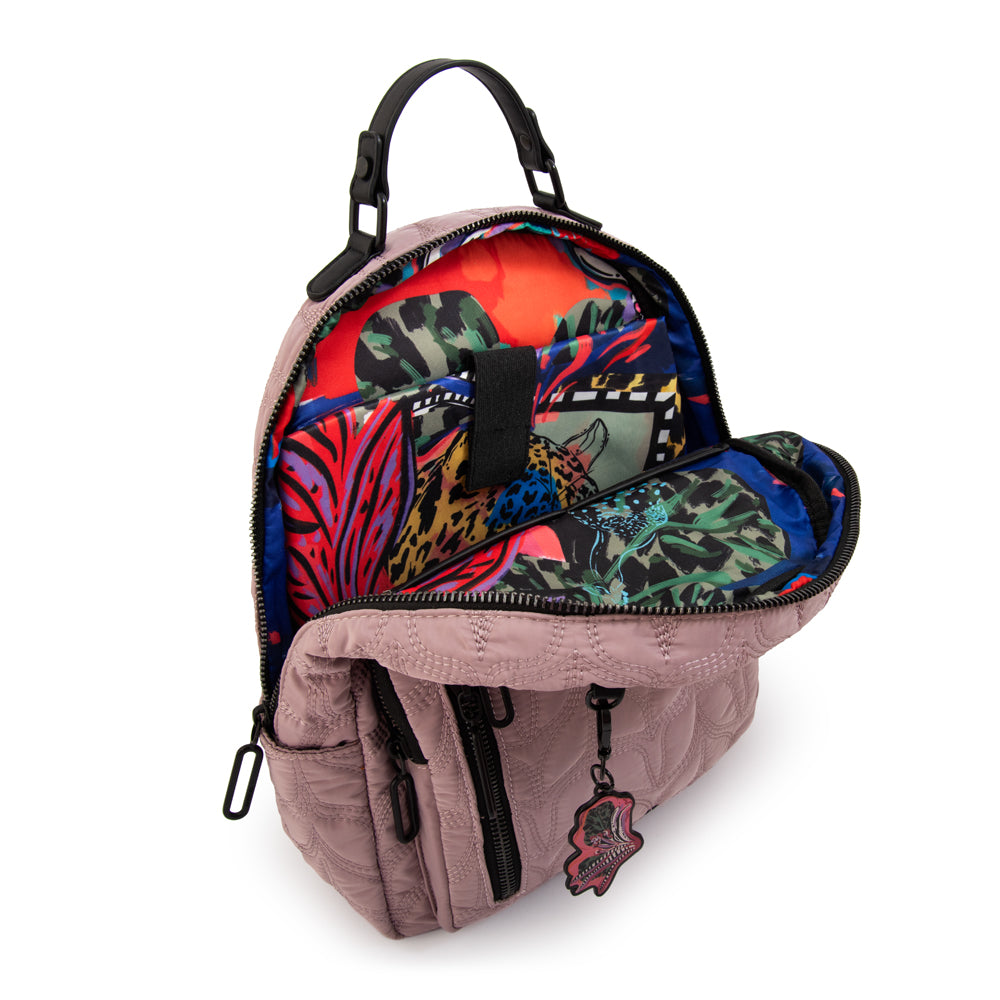 Mochila porta notebook trinidad grande rosa viejo