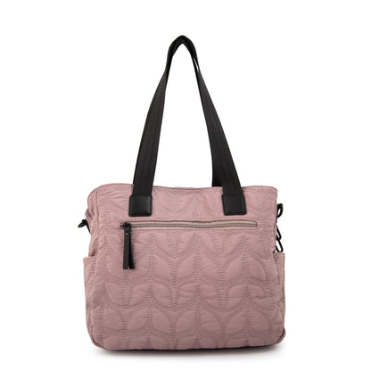 Cartera tote trinidad grande rosa viejo