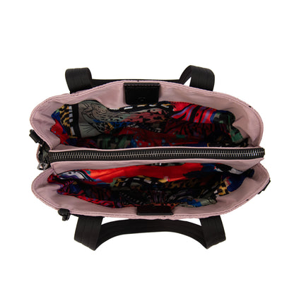 Cartera tote trinidad grande rosa viejo