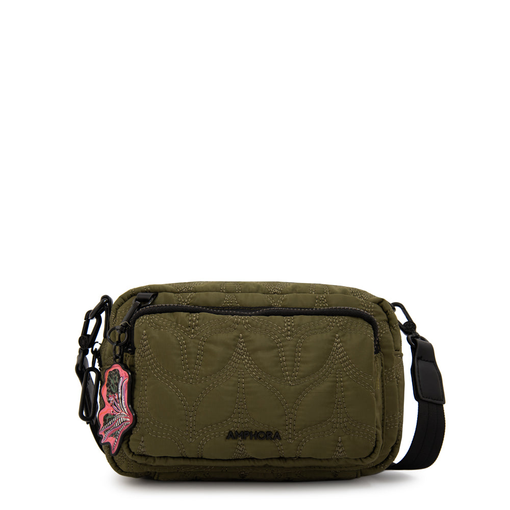 Cartera Bandolera trinidad mediana verde oliva