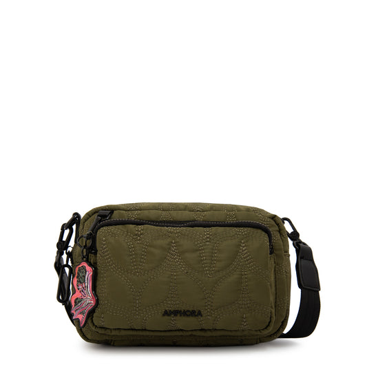 Cartera Bandolera trinidad mediana verde oliva