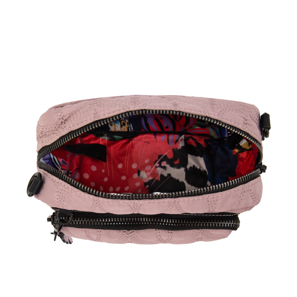 Cartera bandolera trinidad mediana rosa viejo