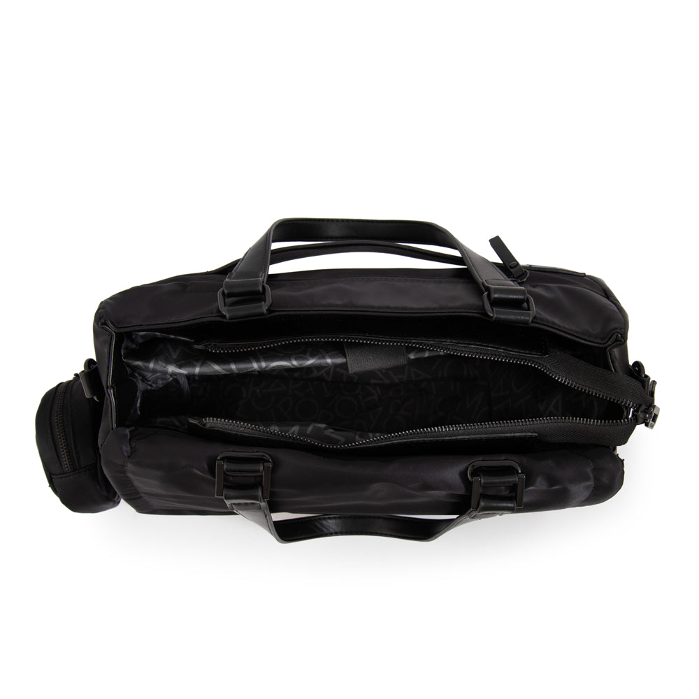 Cartera tote porta notebook bogart negro