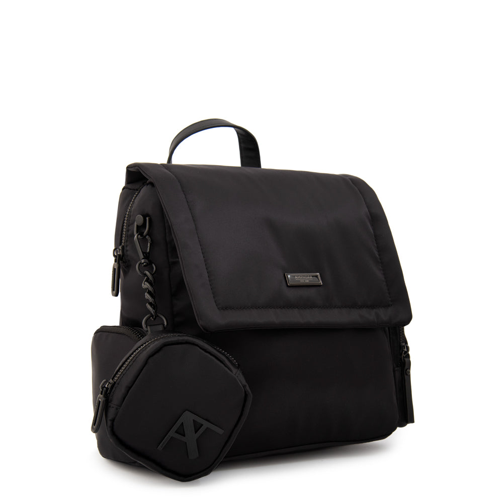 Mochila mochila pequeña clara negro