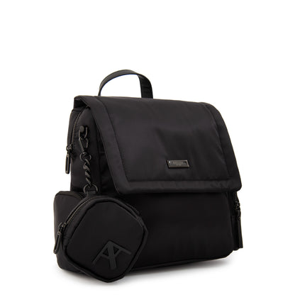 Mochila mochila pequeña clara negro