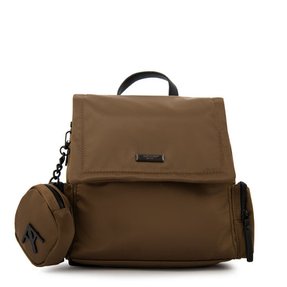 Mochila mochila pequeña clara verde oliva