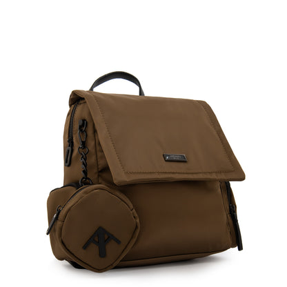 Mochila mochila pequeña clara verde oliva