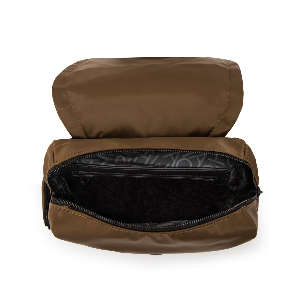Mochila mochila clara pequeña verde oliva