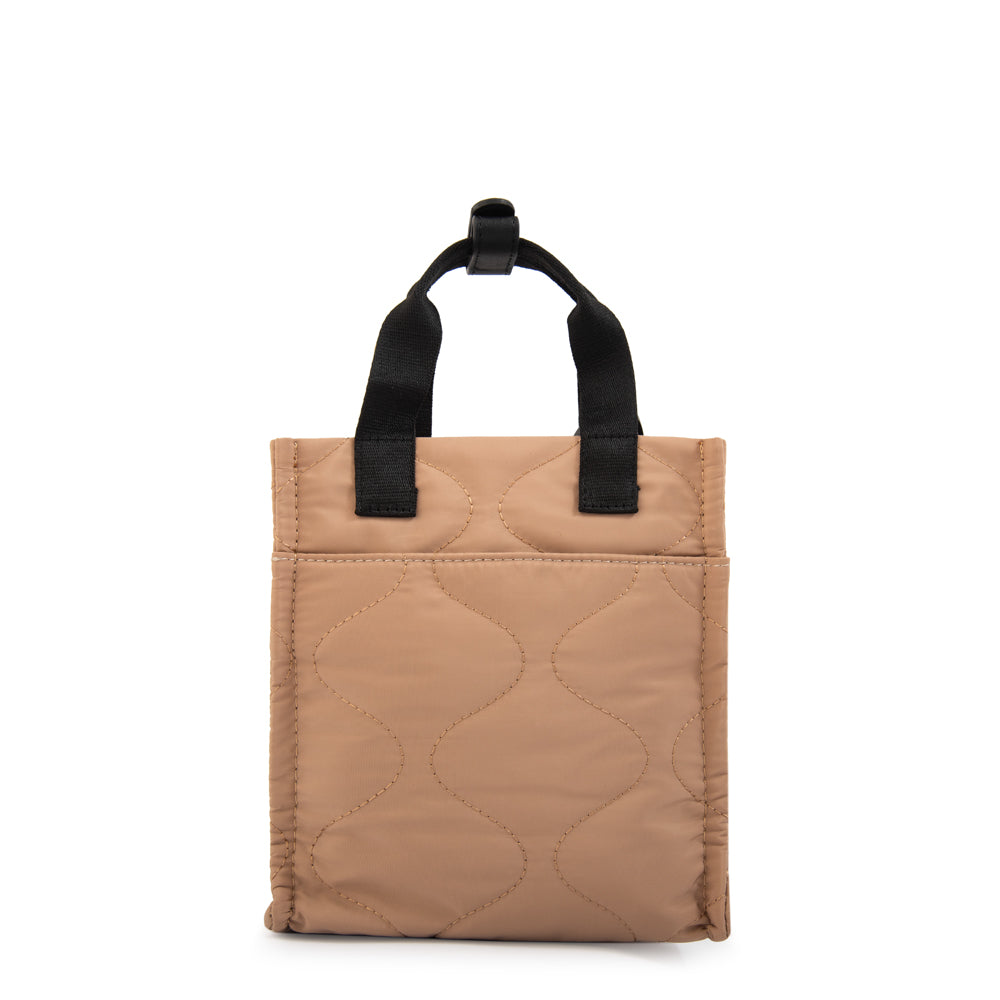 Cartera bandolera grisel pequeña beige
