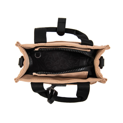 Cartera Bandolera grisel pequeña beige