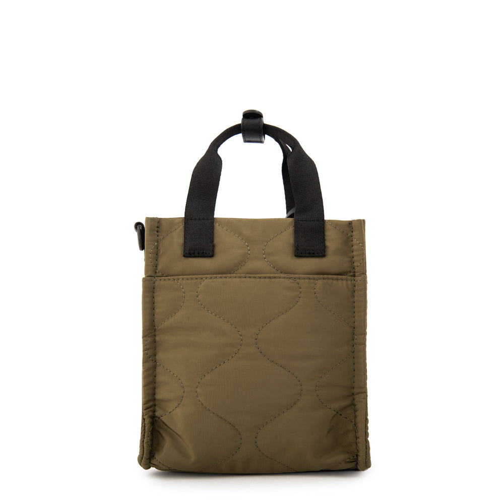 Cartera Bandolera grisel pequeña verde oliva