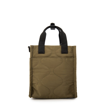 Cartera Bandolera grisel pequeña verde oliva