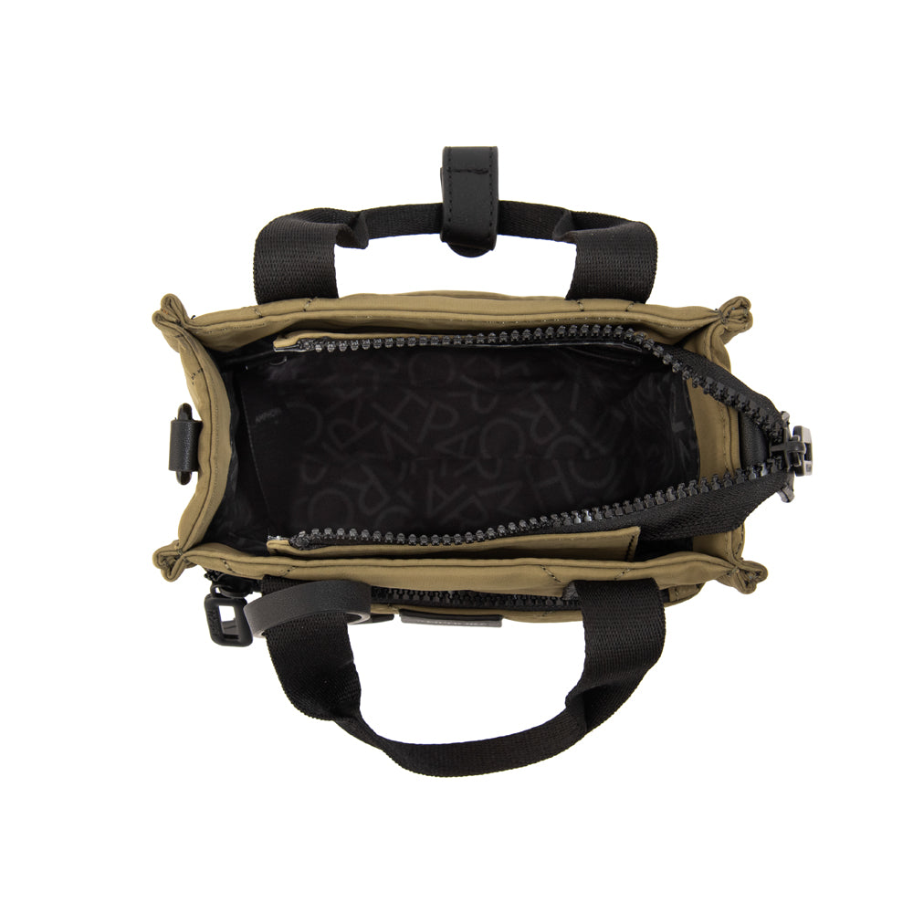 Cartera Bandolera grisel pequeña verde oliva