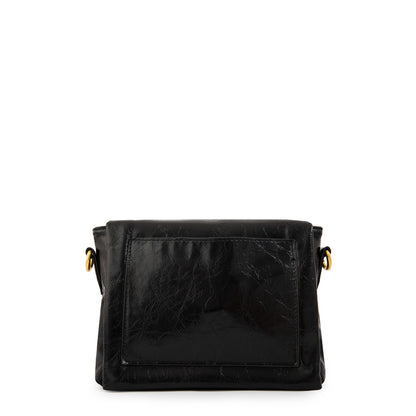 Cartera Bandolera con tapa gilly pequeña negro