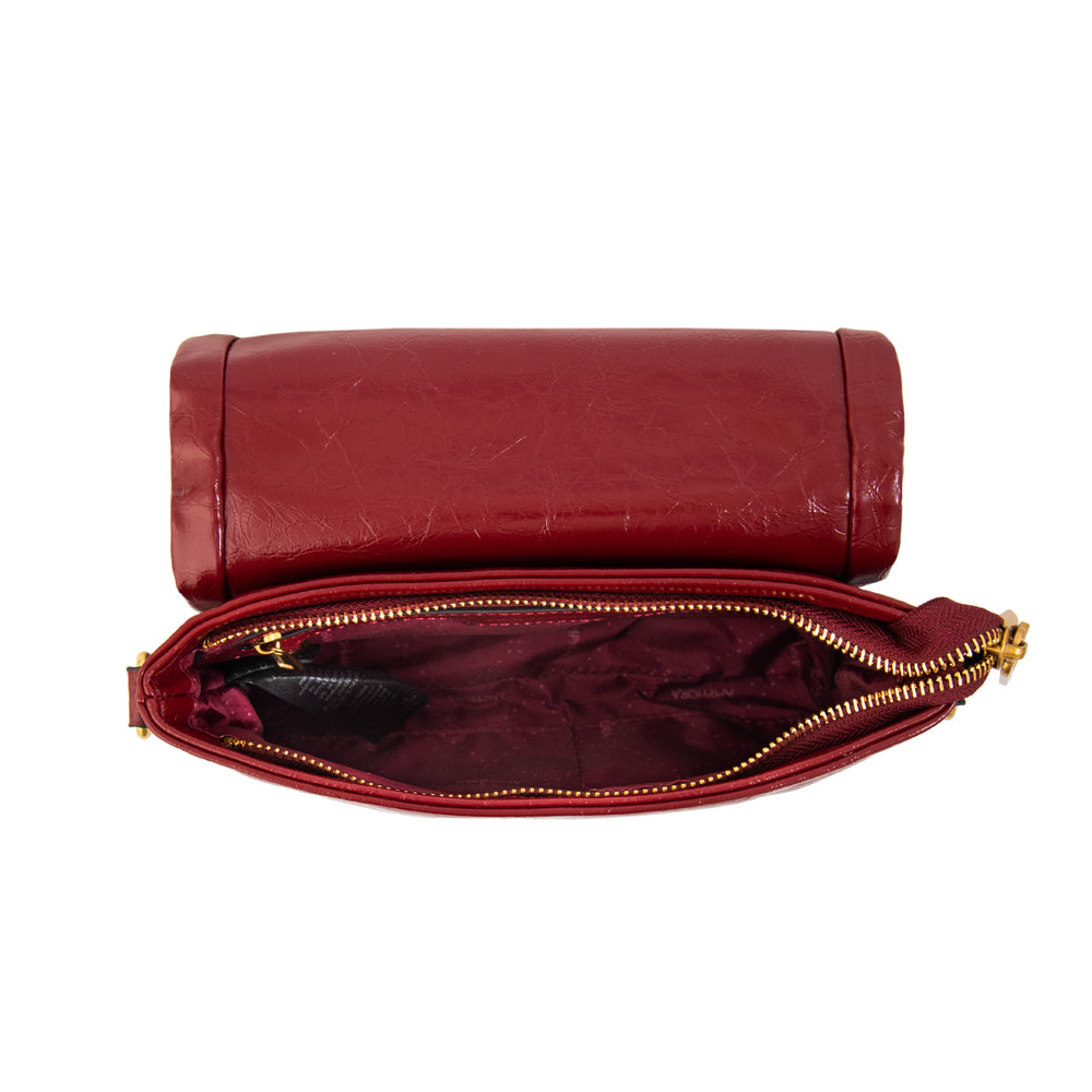 Cartera bandolera con tapa gilly pequeña rojo
