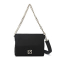 Cartera bandolera con tapa gilly grande negro