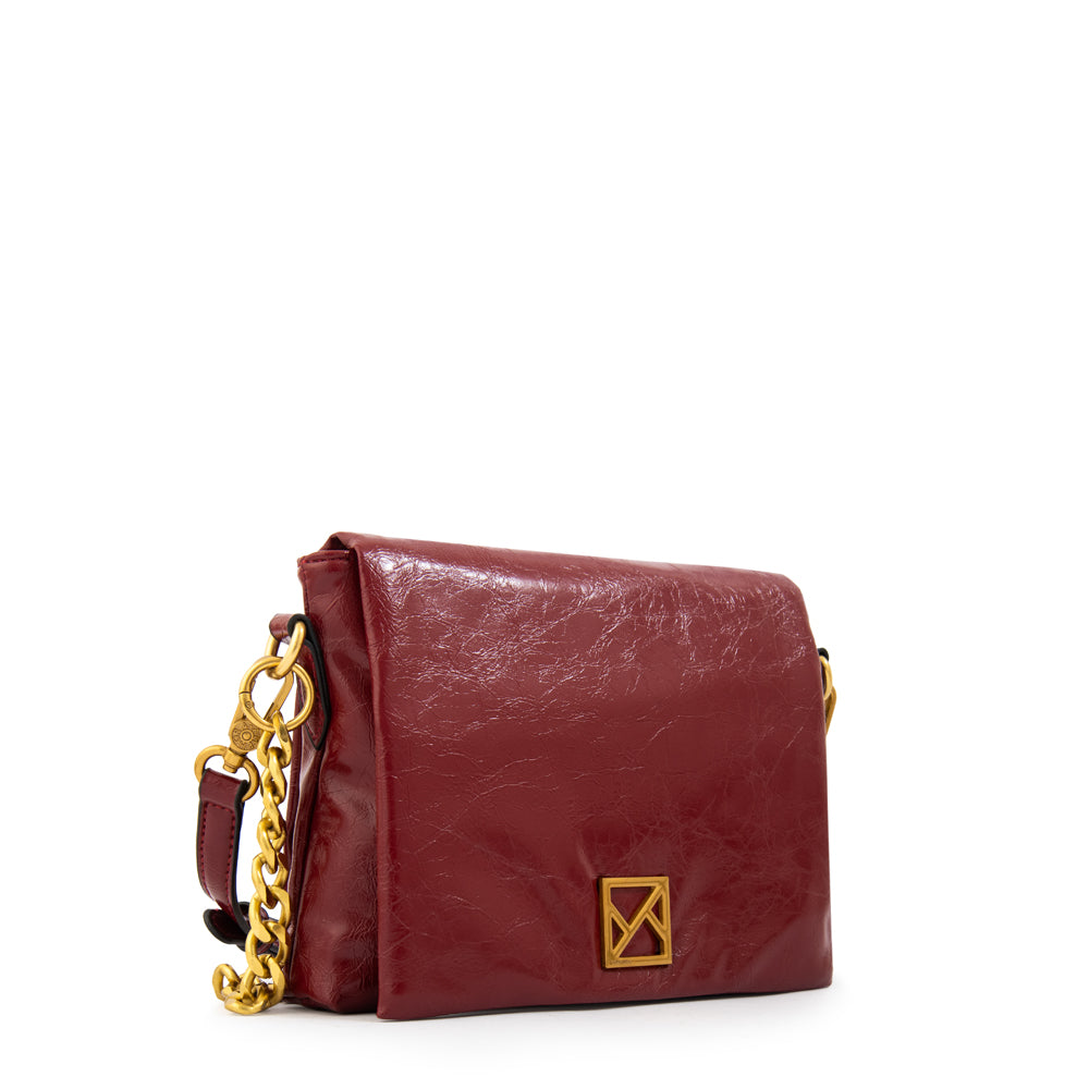 Cartera Bandolera con tapa gilly grande rojo