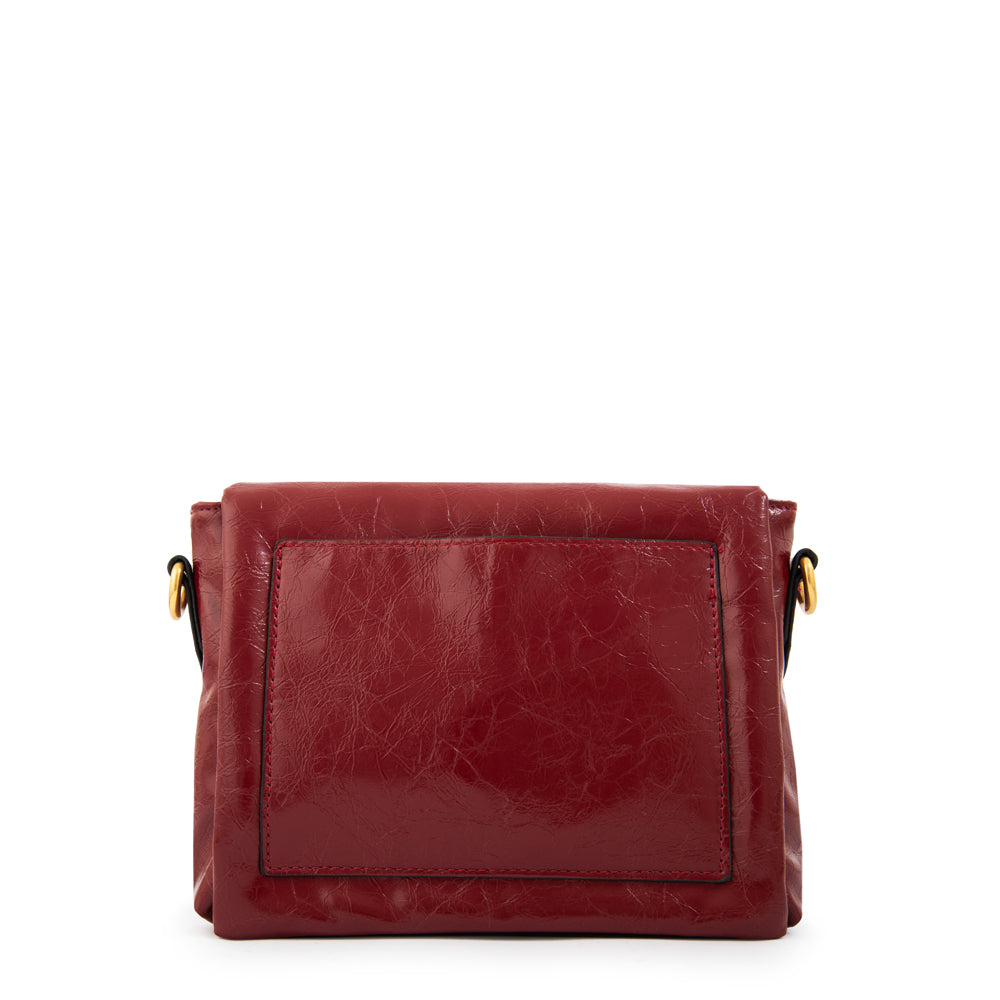 Cartera Bandolera con tapa gilly grande rojo