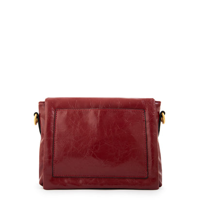 Cartera Bandolera con tapa gilly grande rojo