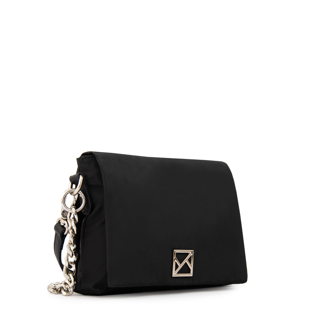Cartera bandolera con tapa gilly grande negro especial