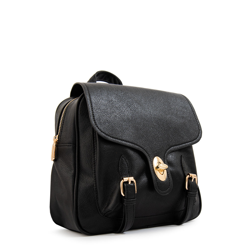 Mochila con tapa marifer mediana negro