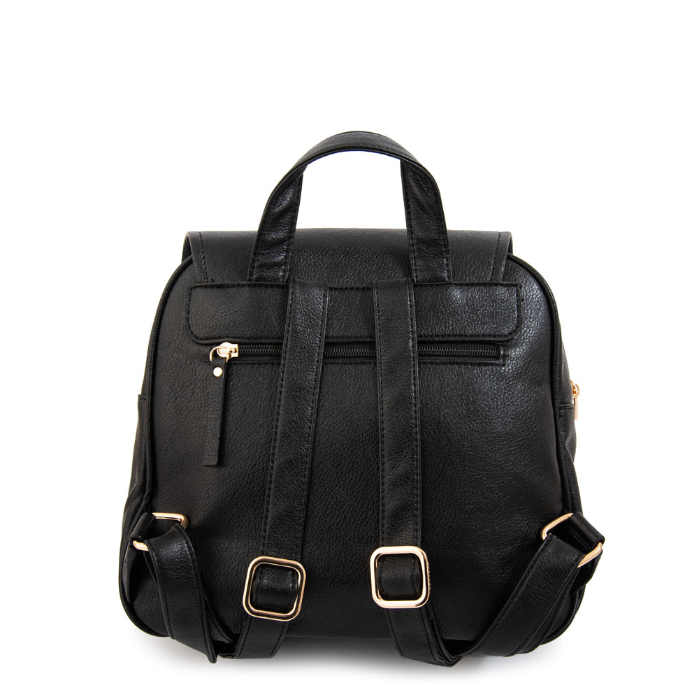 Mochila con tapa marifer mediana negro