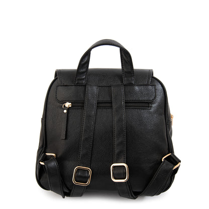 Mochila con tapa marifer mediana negro