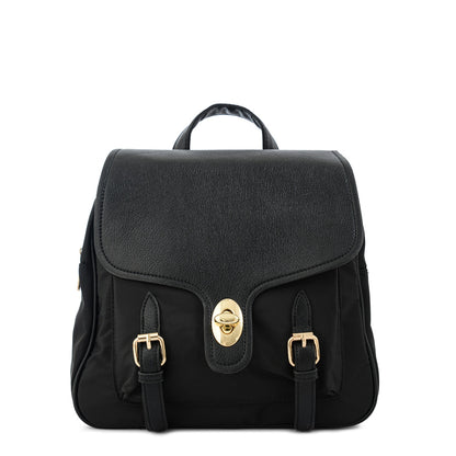 Mochila con tapa marifer mediana negro especial