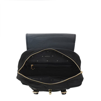 Mochila con tapa marifer mediana negro especial